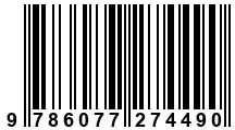 Código de Barras de '.9786077274490.'