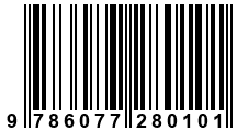 Código de Barras de '.9786077280101.'