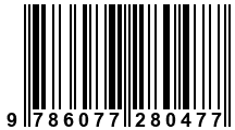 Código de Barras de '.9786077280477.'