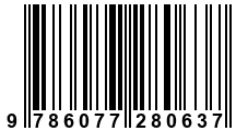 Código de Barras de '.9786077280637.'
