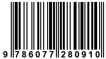 Código de Barras de '.9786077280910.'