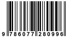 Código de Barras de '.9786077280996.'