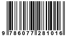 Código de Barras de '.9786077281016.'