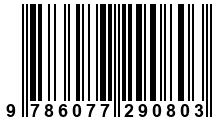 Código de Barras de '.9786077290803.'