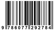 Código de Barras de '.9786077292784.'