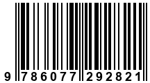 Código de Barras de '.9786077292821.'