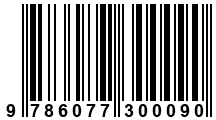 Código de Barras de '.9786077300090.'
