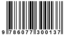 Código de Barras de '.9786077300137.'