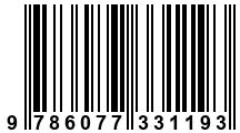 Código de Barras de '.9786077331193.'