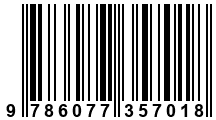 Código de Barras de '.9786077357018.'