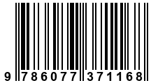Código de Barras de '.9786077371168.'