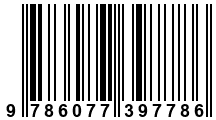 Código de Barras de '.9786077397786.'