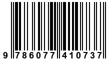 Código de Barras de '.9786077410737.'