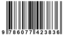Código de Barras de '.9786077423836.'