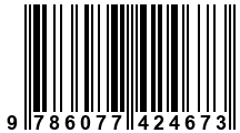 Código de Barras de '.9786077424673.'