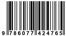 Código de Barras de '.9786077424765.'