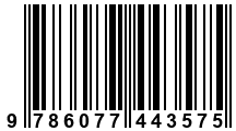 Código de Barras de '.9786077443575.'