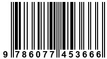 Código de Barras de '.9786077453666.'