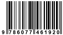 Código de Barras de '.9786077461920.'