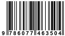 Código de Barras de '.9786077463504.'