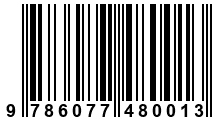 Código de Barras de '.9786077480013.'