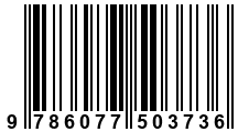 Código de Barras de '.9786077503736.'