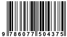 Código de Barras de '.9786077504375.'
