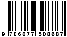 Código de Barras de '.9786077508687.'