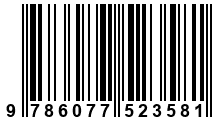 Código de Barras de '.9786077523581.'