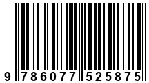 Código de Barras de '.9786077525875.'