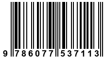 Código de Barras de '.9786077537113.'