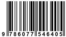 Código de Barras de '.9786077546405.'