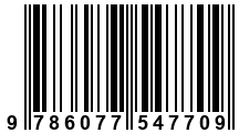 Código de Barras de '.9786077547709.'
