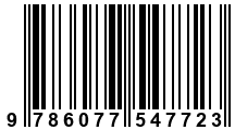 Código de Barras de '.9786077547723.'