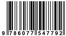 Código de Barras de '.9786077547792.'