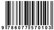 Código de Barras de '.9786077570103.'