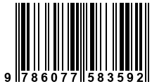 Código de Barras de '.9786077583592.'