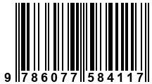 Código de Barras de '.9786077584117.'