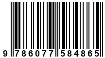 Código de Barras de '.9786077584865.'