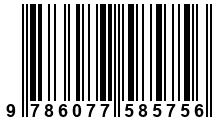 Código de Barras de '.9786077585756.'