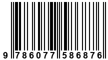 Código de Barras de '.9786077586876.'