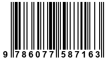 Código de Barras de '.9786077587163.'