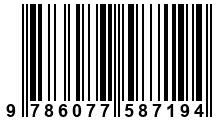 Código de Barras de '.9786077587194.'