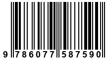 Código de Barras de '.9786077587590.'