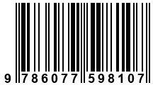 Código de Barras de '.9786077598107.'