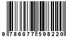 Código de Barras de '.9786077598220.'