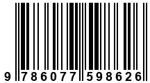 Código de Barras de '.9786077598626.'