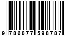 Código de Barras de '.9786077598787.'