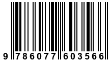 Código de Barras de '.9786077603566.'