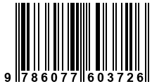 Código de Barras de '.9786077603726.'